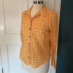 🌼🌼Anthropology Button down blouse🌼🌼